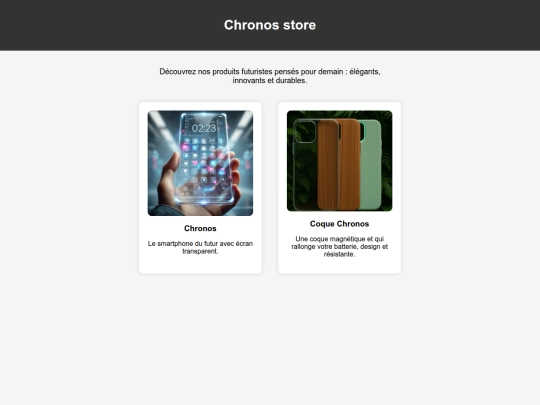 Chronosmaison screenshot