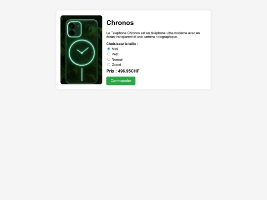 telephone screenshot