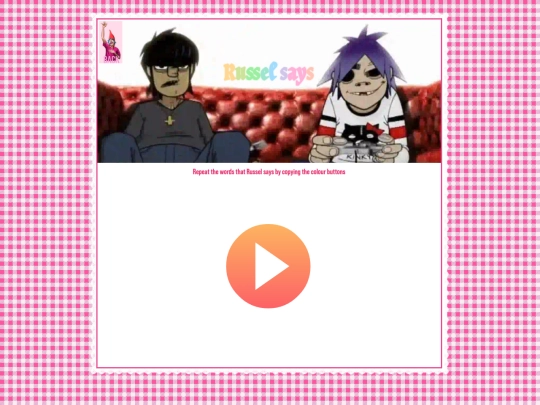 gorillaz/games/russelsays screenshot