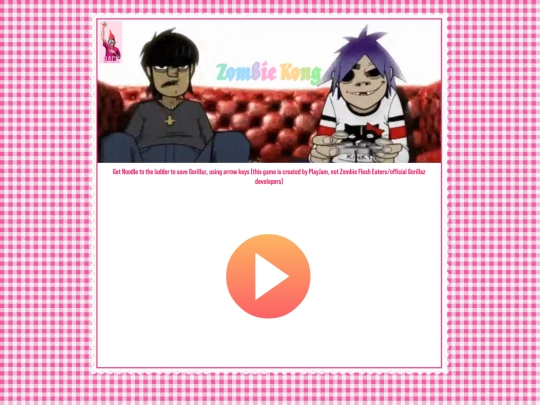 gorillaz/games/zombiekong screenshot