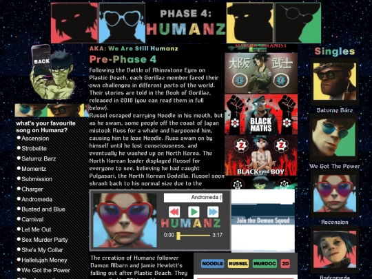 gorillaz/humanz screenshot