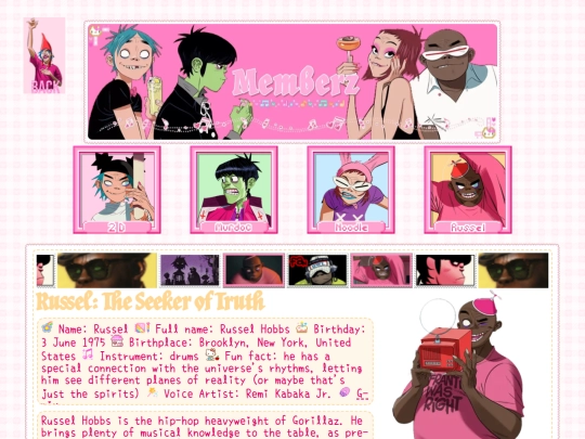 gorillaz/members/russel screenshot