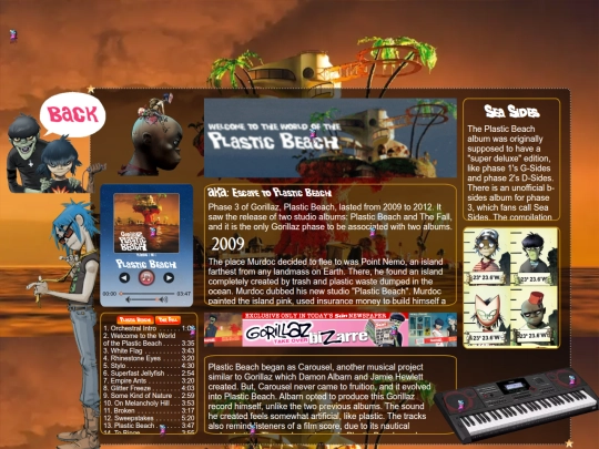 gorillaz/plasticbeach screenshot