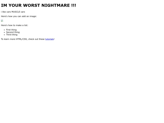 index screenshot