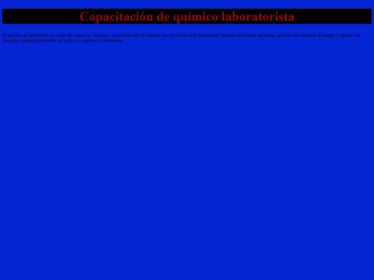 MATF 404/Quimico laboratorista screenshot