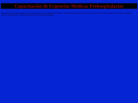 MATF 404/Urgencias prehospitalarias screenshot