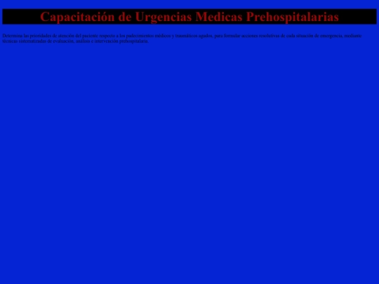 MATF 404/marco/Urgencias prehospitalarias screenshot