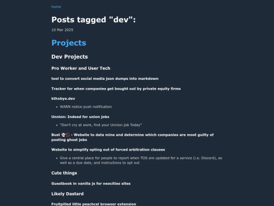blog/tag-dev screenshot