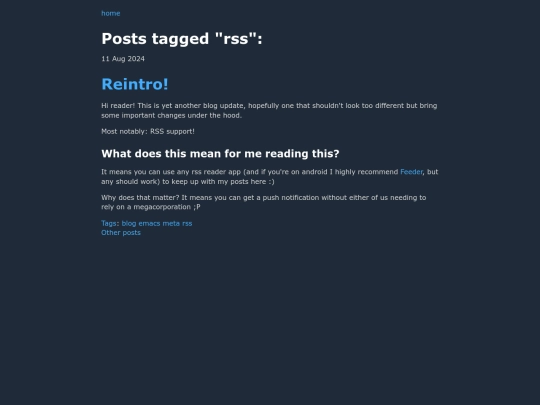 blog/tag-rss screenshot