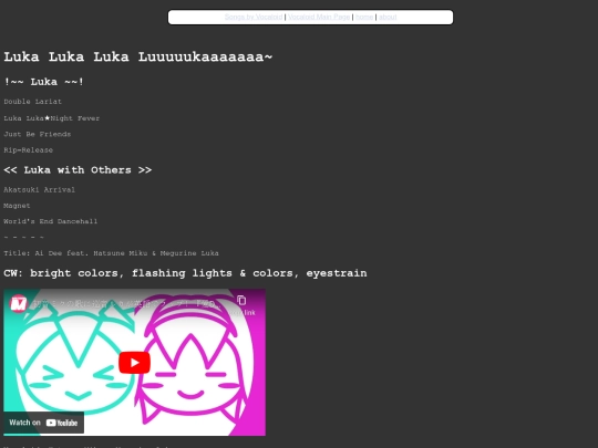 Random-MVs/by-vocaloid/luka screenshot