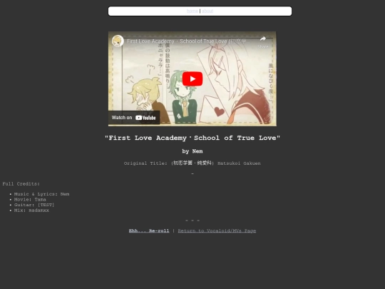 Random-MVs/firstloveacademy screenshot