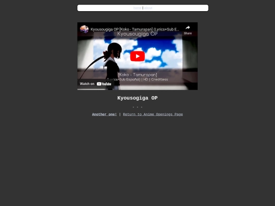 Random-OPs/kyousogiga-op screenshot