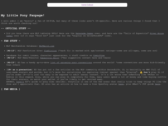 fanpages/mlp-fp screenshot