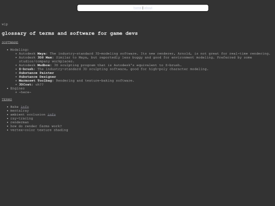 game-glossary screenshot