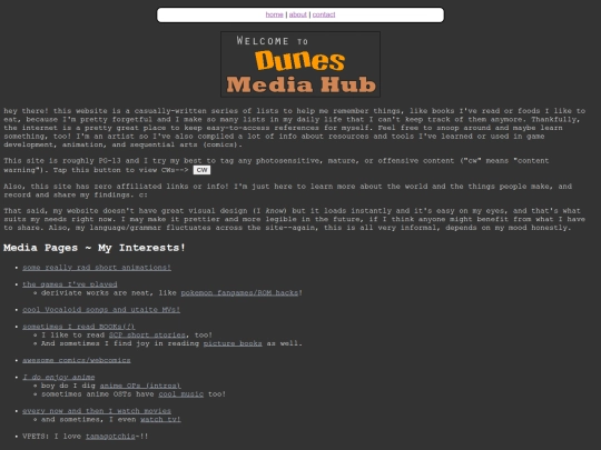 index screenshot