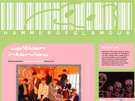 K-POP_MAIN/UP10TION Interview screenshot
