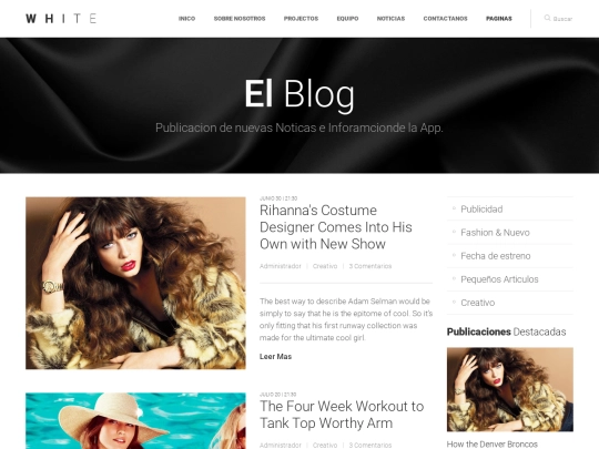 blog screenshot