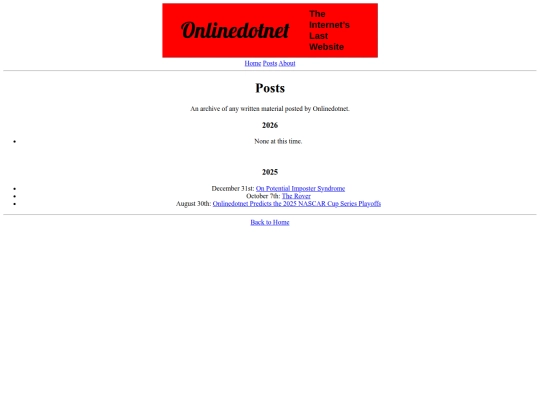posts screenshot