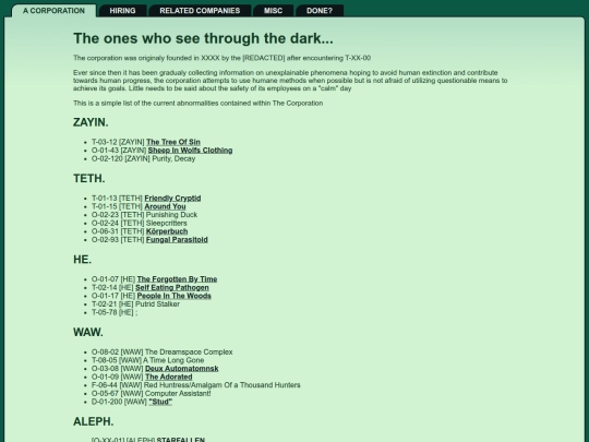 ACorp screenshot