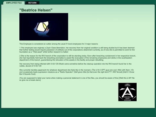 Beatrice screenshot