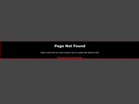 not_found screenshot