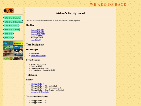 equipment screenshot
