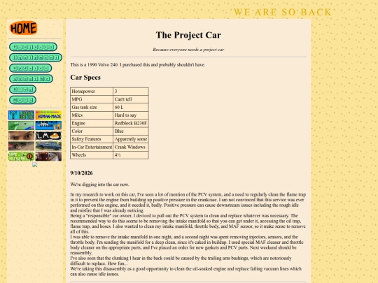 volvo240 screenshot