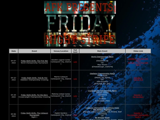 History/strifehistory screenshot