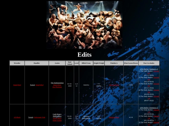 roster screenshot