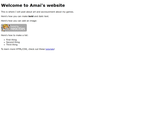 index screenshot