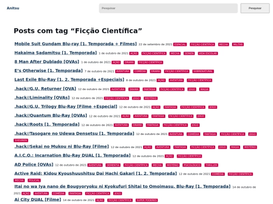 tags/ficção-científica screenshot