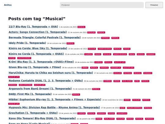 tags/musical screenshot