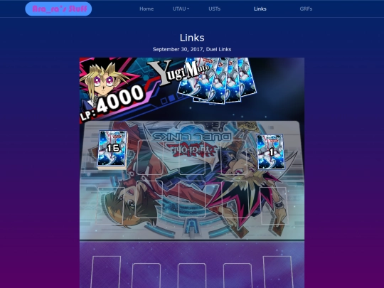 links screenshot