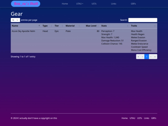 tnl/gear screenshot