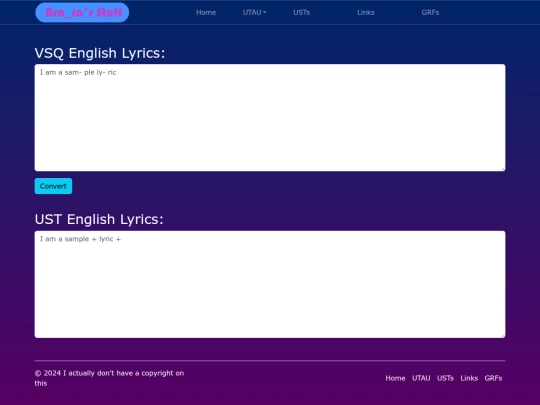 utau/VSQ_Conv screenshot