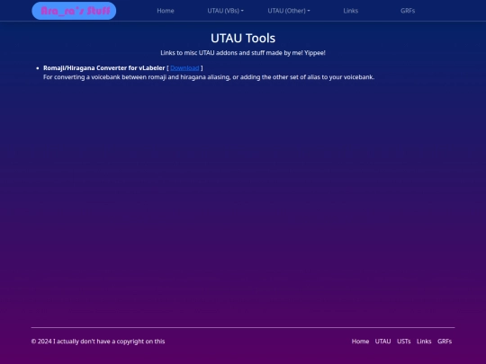 utau/tools screenshot