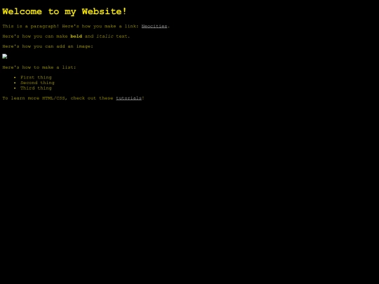 test screenshot