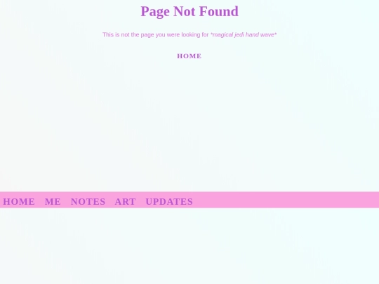 not_found screenshot