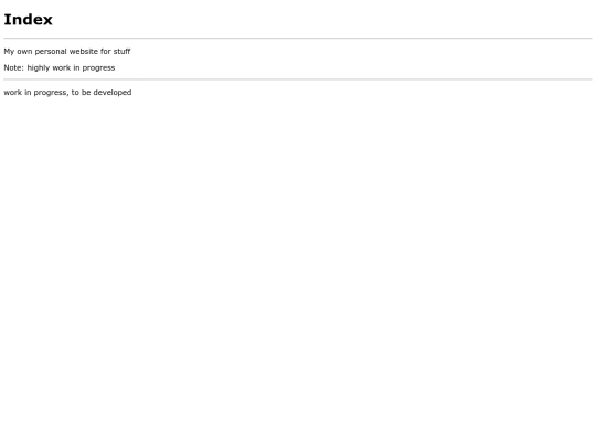 index screenshot