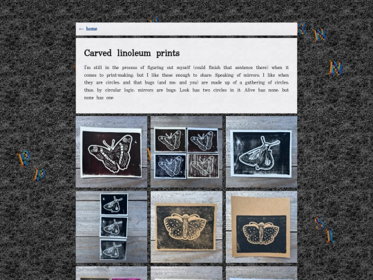 garbage-arcade/prnts screenshot