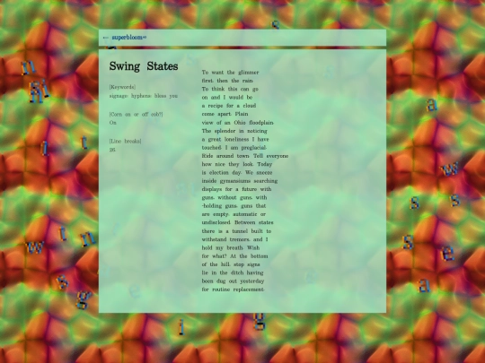 garbage-arcade/superbloom/swing-states screenshot