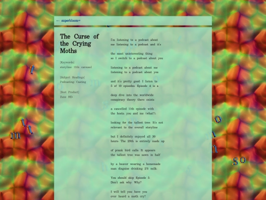 garbage-arcade/superbloom/the-curse-of-the-crying-moths screenshot