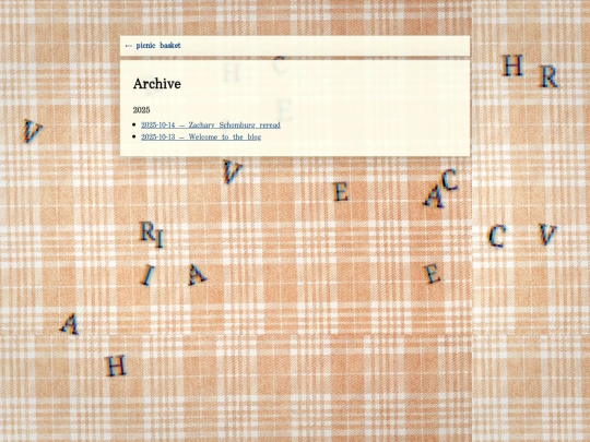 picnic-basket/archive screenshot