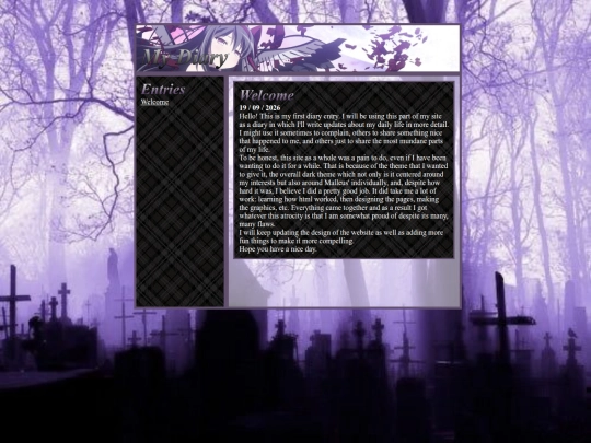 diary screenshot