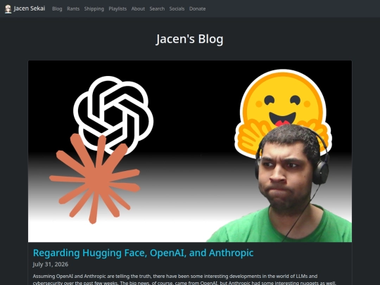 blog screenshot