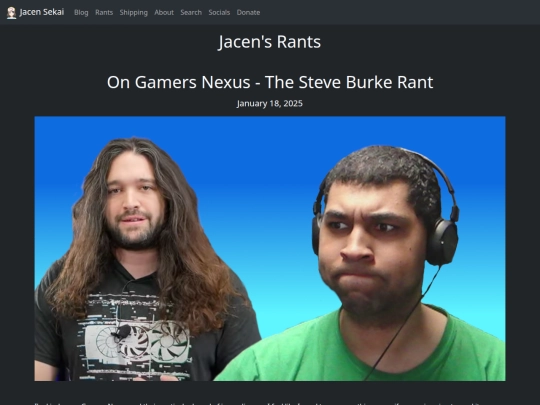 rants/20250117-on-gamers-nexus-the-steve-burke-rant screenshot