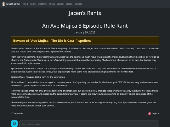 rants/20250119-an-ave-mujica-3-episode-rule-rant screenshot