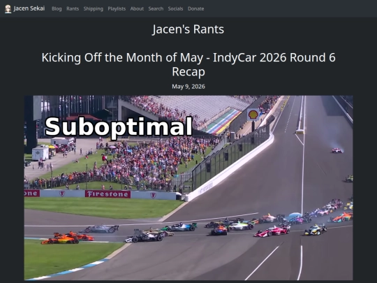 rants/20260509-kicking-off-the-month-of-may-indycar-2026-round-6-recap screenshot