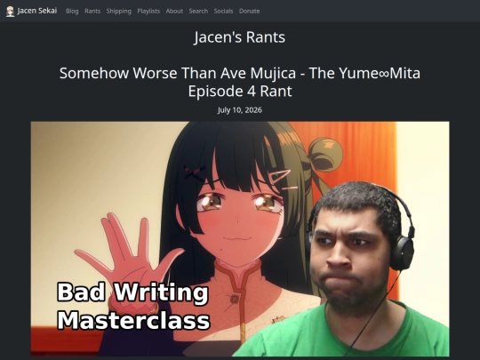 rants/20260710-somehow-worse-than-ave-mujica-the-yume-mita-episode-4-rant screenshot