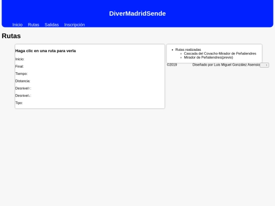 rutasRealizadas screenshot